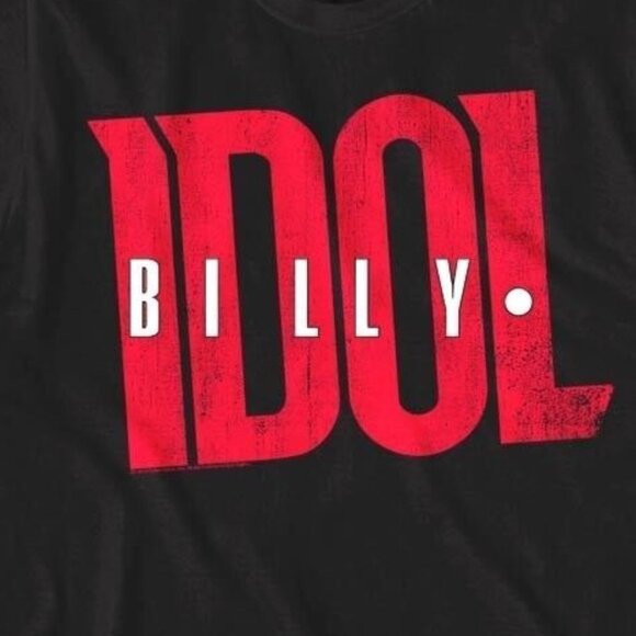 Billy Idol Vintage Punk Rock Logo Tour T-Shirt 73 - Picture 2 of 5